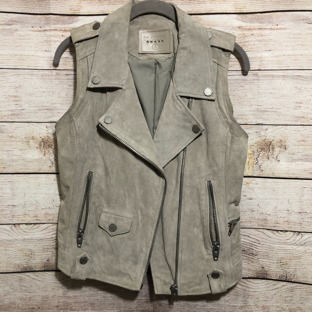 Blank NYC Suede Moto Vest